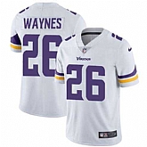 Nike Minnesota Vikings #26 Trae Waynes White NFL Vapor Untouchable Limited Jersey,baseball caps,new era cap wholesale,wholesale hats